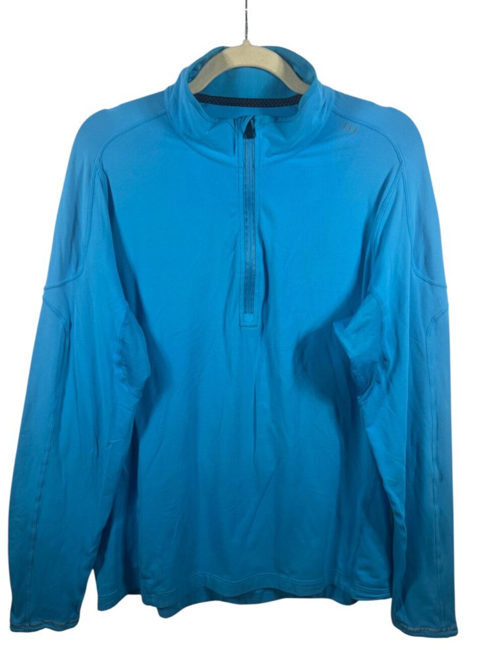 Lululemon Sweatshirt Mens XXLarge 1/4 Zip Pullover Performance Stretch Stained